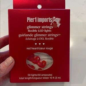 Pier 1 Imports Red Heart Glimmer Strings